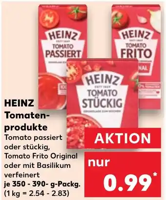 Kaufland DE HEINZ Tomato produkte aanbieding