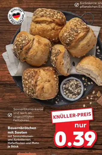 Kaufland DE Bauernbrötchen mit Saaten aanbieding