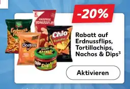 Kaufland DE Rabatt auf Erdnussflips, Tortillas Nachos & Dips³ aanbieding