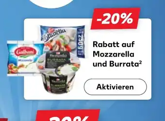 Kaufland DE Rabatt auf Mozzarella und Burrata² aanbieding