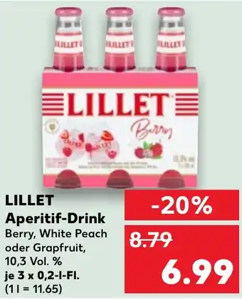 Kaufland DE LILLET Aperitif Drink aanbieding