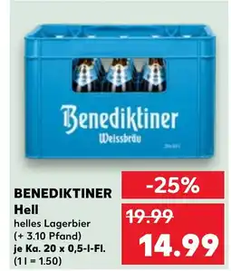 Kaufland DE Benediktiner Hell aanbieding