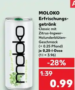 Kaufland DE MOLOKO Erfrischungs getränk aanbieding