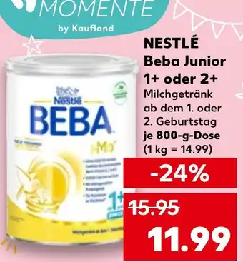 Kaufland DE NESTLÉ Beba Junior 1+ oder 2+ aanbieding