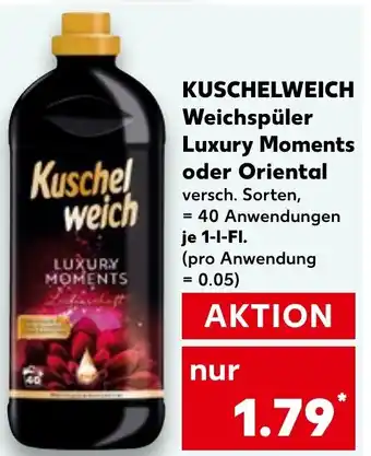 Kaufland DE Kuschelweich weichspüler luxury moments oder oriental aanbieding