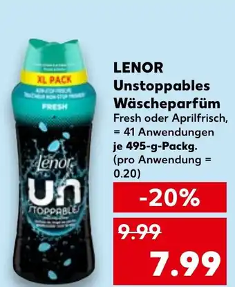 Kaufland DE LENOR Unstoppables Wäscheparfüm aanbieding