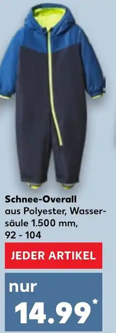 Kaufland DE Schnee Overall aanbieding