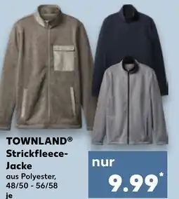 Kaufland DE TOWNLAND Strickfleece Jacke aanbieding