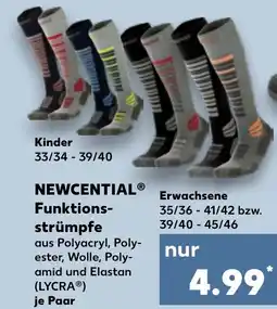 Kaufland DE NEWCENTIAL Funktions strümpfe aanbieding