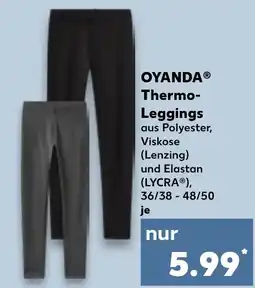 Kaufland DE OYANDAⓇ Thermo Leggings aanbieding