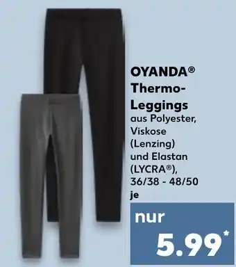Kaufland DE OYANDAⓇ Thermo Leggings aanbieding