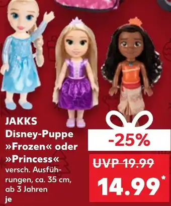 Kaufland DE JAKKS Disney Puppe Frozen order Princes aanbieding