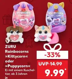 Kaufland DE ZURU Rainbocorns Kittycorn oder Puppycorn aanbieding