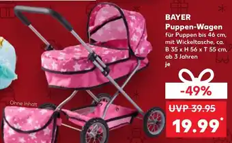 Kaufland DE Bayer Puppen Wagen aanbieding