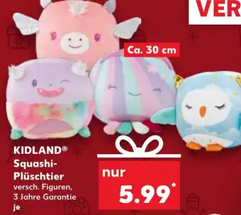 Kaufland DE KIDLAND Squashi Plüschtier aanbieding