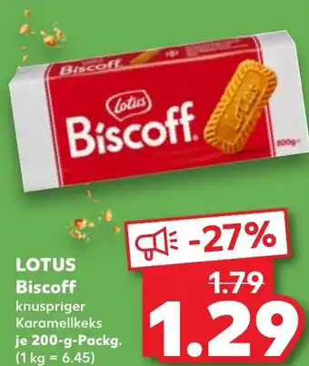 Kaufland DE LOTUS Biscoff aanbieding