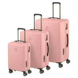 ANWB Princess Traveller PT01 Deluxe Set Driedelige kofferset SML Roze aanbieding
