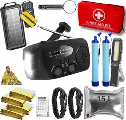 ANWB Noodradio Noodpakket L met Powerbank--Waterfilter Zwart aanbieding