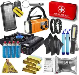 ANWB Noodradio Noodpakket XXL-, Kooktoestel & Powerbank Oranje aanbieding