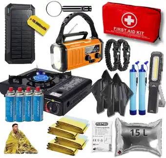 ANWB Noodradio Noodpakket XXL-, Kooktoestel & Powerbank Oranje aanbieding