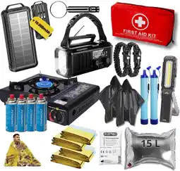 ANWB Noodradio Noodpakket XXL-, Kooktoestel & Powerbank Zwart aanbieding