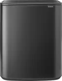 Coolblue Brabantia Bo Touch Bin 2 x 30 Liter Confident Grey aanbieding