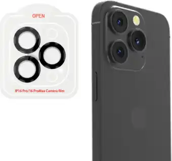 Coolblue BlueBuilt Apple iPhone 16 Pro/16 Pro Max Camera Lens Protector Aluminium aanbieding