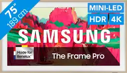 Coolblue Samsung 75 The Frame Pro LS03FW 4K (2025) aanbieding