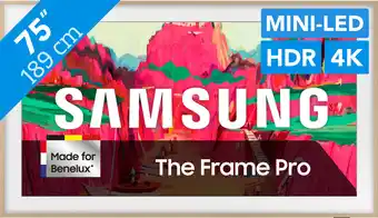 Coolblue Samsung 75 The Frame Pro LS03FW 4K (2025) aanbieding