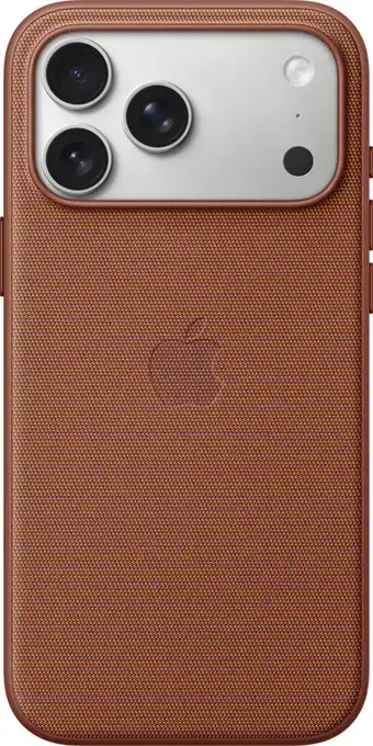 Coolblue Apple iPhone 17 Pro Max TechWoven Back Cover met MagSafe Bruin aanbieding