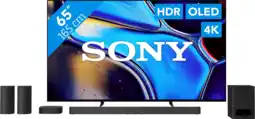Coolblue Sony 65'' Bravia 8 OLED 4K (2024) + Sony Bravia Theatre System 6 Zwart aanbieding