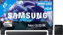 Coolblue Samsung 65 Neo QLED QN900F 8K (2025) + Samsung HW-Q930F Zwart aanbieding