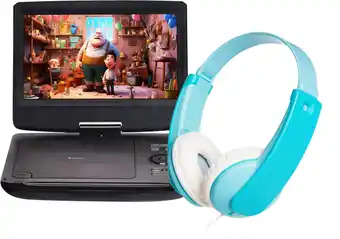 Coolblue Denver MT-1097 + JVC HA-KD7 Blauw aanbieding