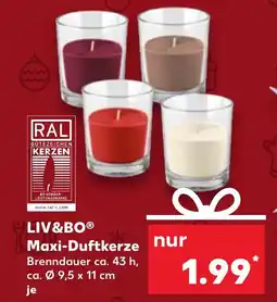 Kaufland DE LIV&BO Maxi Duftkerze aanbieding