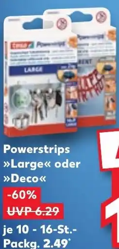 Kaufland DE Powerstrips Large oder Deco aanbieding