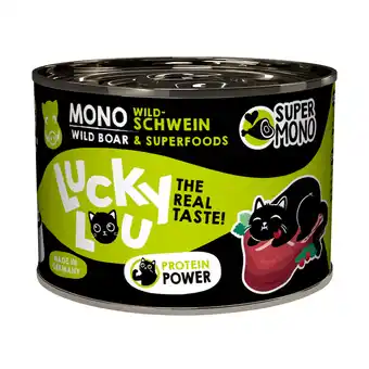 Zooplus Lucky Lou SuperMono² voordeelverpakking 24 x 200 g - Wildzwijn aanbieding