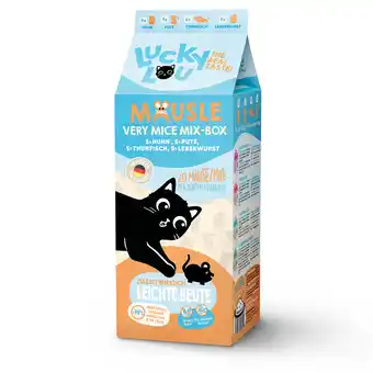 Zooplus 20x28g Lucky Lou Mäusle Mix Pakket Selectie (4 soorten) kattensnacks aanbieding