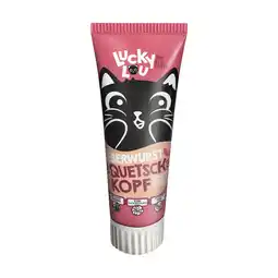 Zooplus 75g Lucky Lou Tube met Leverworst om uit te knijpen Kattensnacks aanbieding