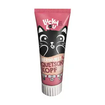 Zooplus 75g Lucky Lou Tube met Leverworst om uit te knijpen Kattensnacks aanbieding