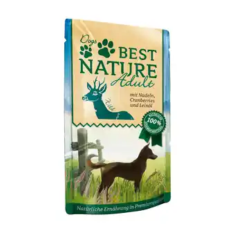 Zooplus 12 x 150g Best Nature hondenvoer Wild & Noodles natvoer voor honden aanbieding