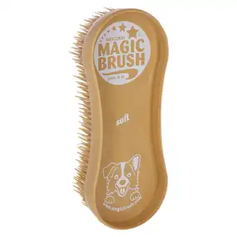 Zooplus Kerbl MagicBrush Soft Sandstorm voor honden 16,5x6,5x3cm hond aanbieding