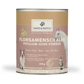 Zooplus 250g PAWS & PATCH Psyllium husk poeder aanvullend diervoeder voor honden, katten en paarden aanbieding