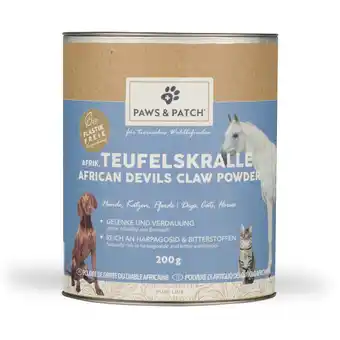 Zooplus 200g PAWS & PATCH Duivelsklauw poedersupplement voor honden, katten & Paarden aanbieding