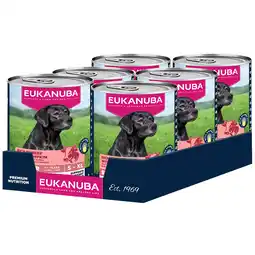 Zooplus Eukanuba Senior Rijk aan rundvlees met pompoen - 6 x 400 g aanbieding