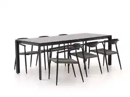 Kees Smit Manifesto Cavone/Sestino 220cm dining tuinset 7-delig stapelbaar aanbieding