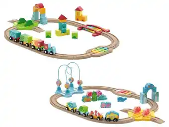 Lidl lupilu Houten treinset aanbieding