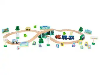 Lidl Houten treinset Peppa Pig aanbieding