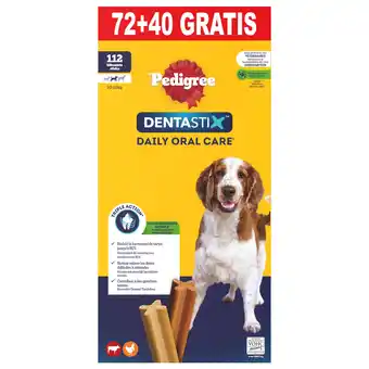 Pets Place Pedigree Bonus-Pack Dentastix - Hondensnack - 72+40 stuks Medium aanbieding