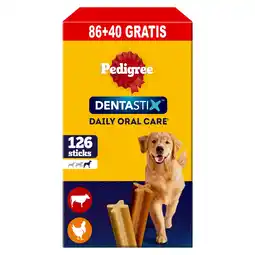 Pets Place Pedigree Bonus-Pack Dentastix - Hondensnack - 86+40 stuks Large aanbieding