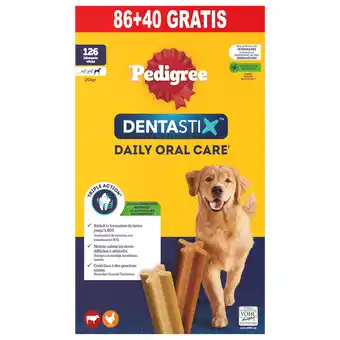 Pets Place Pedigree Bonus-Pack Dentastix - Hondensnack - 86+40 stuks Large aanbieding